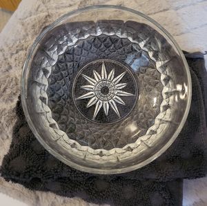 Set of 4 crystal bowls